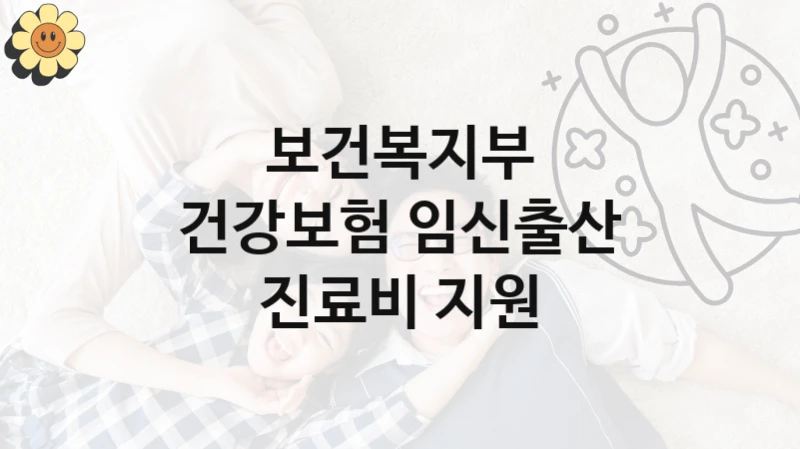 보건복지부
건강보험 임신출산 진료비 지원