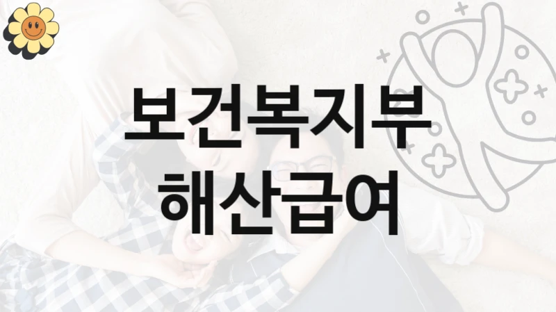 “해산급여” 복지 혜택 신청부터 지급까지 – 보건복지부 지원 정책