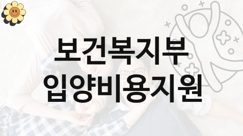 입양비용지원 신청 가이드 – 보건복지부 복지 지원 방법 및 필수 요건 안내